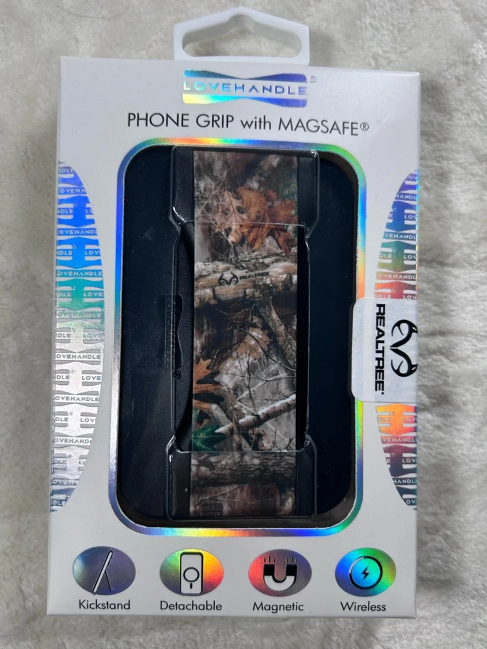 NEW Camo LOVEHANDLE Phone Grip Strap with MAGSAFE - REALTREE